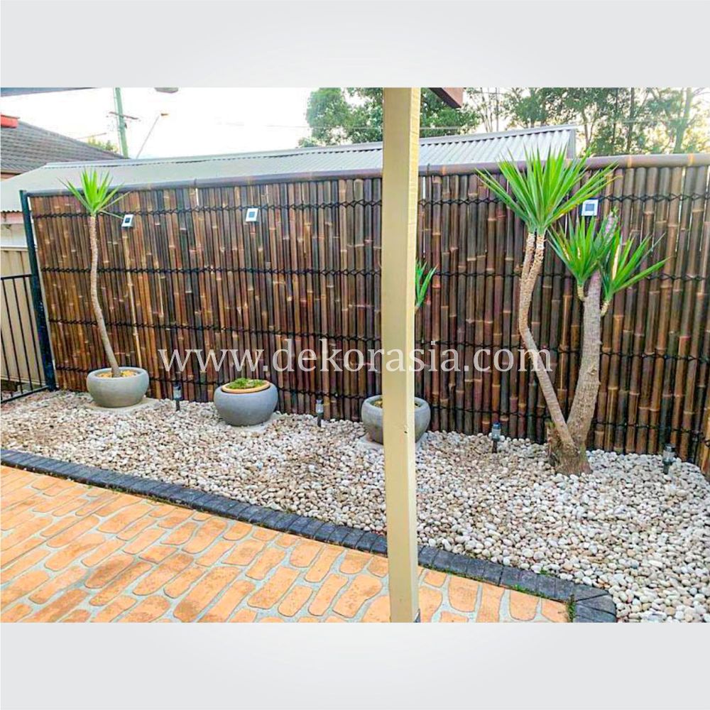  Black Bamboo Fence - Bamboo Fencing