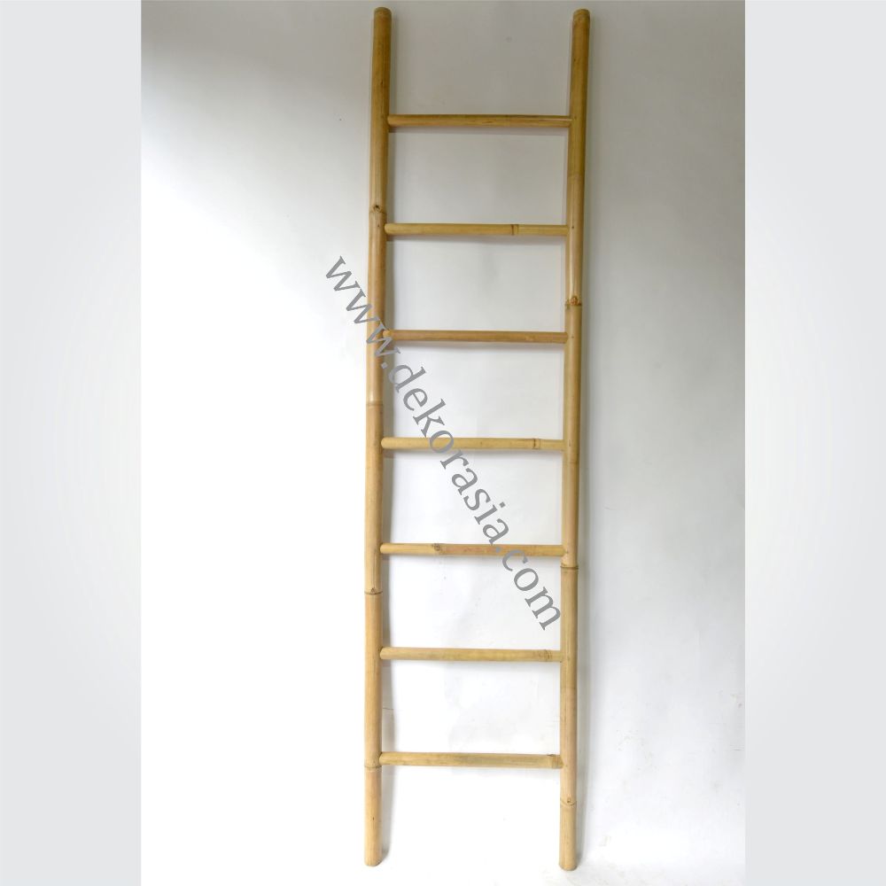 Bamboo Ladder Long Lasting Easy to Use Superb Design Lightweight Attractive Pattern, Bamboo Stand
