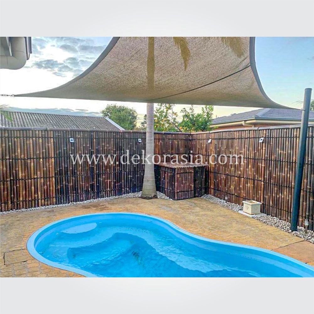 Natural Bamboo Half Raft Panel - Bamboo Panel and Bamboo Screen